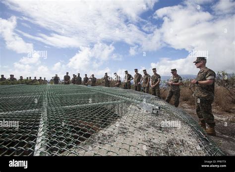 At A Range At Marine Corps Base Hawaii In Kaneohe High Resolution Stock