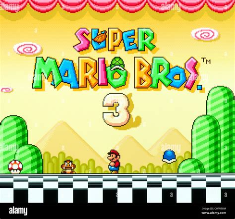 Mario Bros Title Screen Atelier Yuwa Ciao Jp