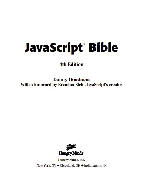 javascript bible  ebooks   booksofall