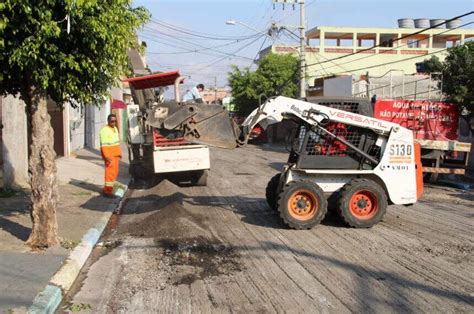 Prefeito De Diadema Vistoria Obras De Recapeamento ABC Do ABC