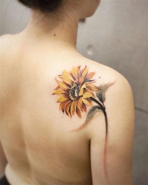 Chic Sunflower Tattoos Ideas That Will Inspire You To Get Inked