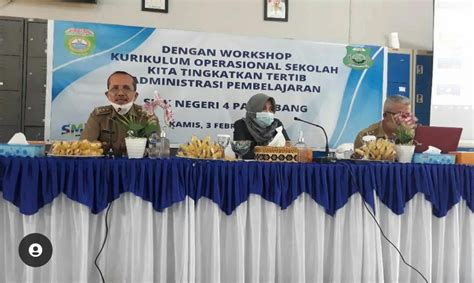 Smkn 4 Palembang Gelar Workshop Kurikulum Operasional Sekolah