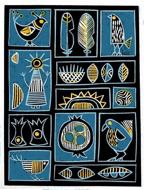 Pin on Африка | Linocut, Brown art, Africa art