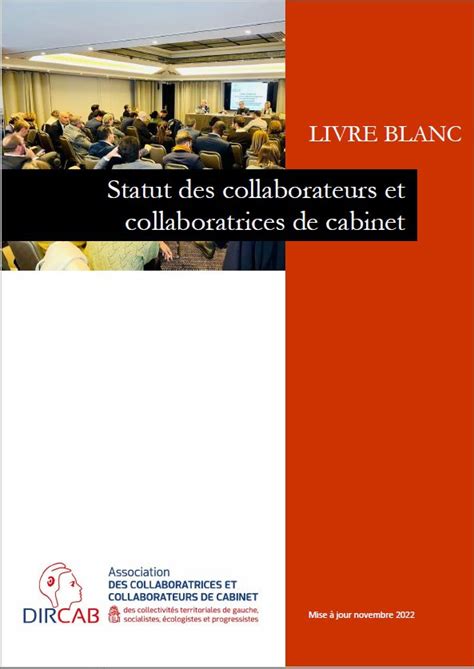 Livre Blanc Statut Des Collaborateurs De Cabinet Association Des