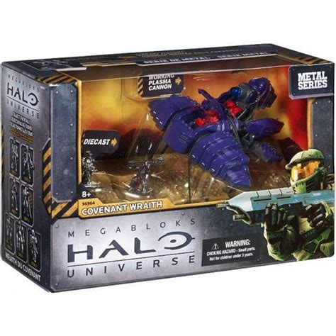 Halo Metal Series Covenant Wraith Set Mega Bloks 96964 - Walmart.com ...