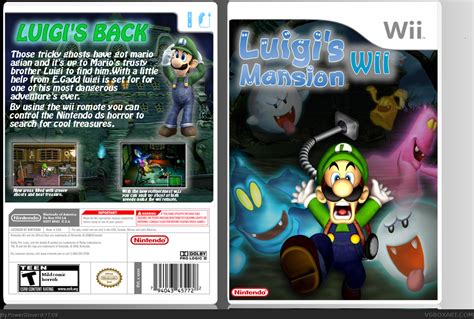 Luigi's mansion Wii Wii Box Art Cover by PowerGlover