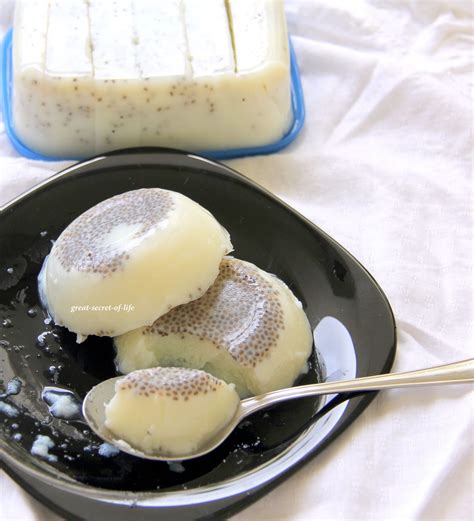 Agar Agar Milk Pudding With Chia Seeds A Guest Post For Sri Of Love2cook Malaysia Great