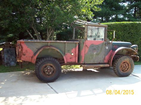 1954 Dodge M37 34 Ton Military Truck 4x4 Classic Dodge M37 1954 For Sale