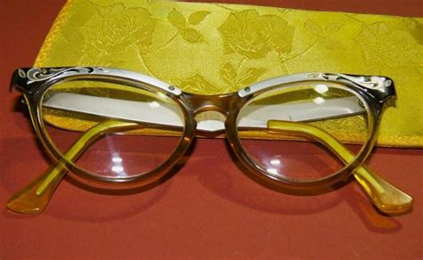 Vintage Cat Eye Glasses With Case By Steplightly