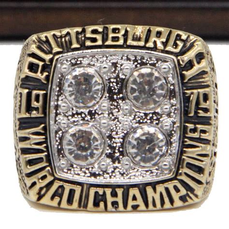 NFL 1979 Super Bowl XIV Pittsburgh Steelers Championship Replica Ring