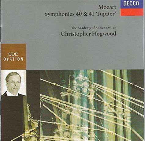 Mozart Wa Symphonies N 40 And N 41 Chogwood Academy Ancient M Jaap