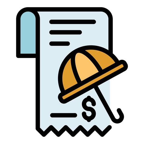 Umbrella Compensation Icon Vector Flat 21782667 Vector Art At Vecteezy