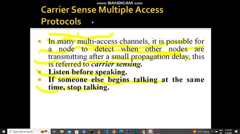 Carrier Sense Multiple Access Protocols Csma In Mac Computer Networks