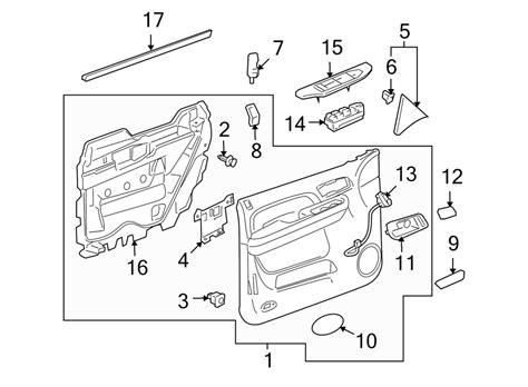 Gmc Yukon Door Interior Trim Panel Chevrolet Gmc