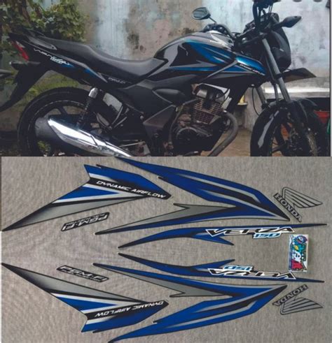 Jual STIKER STRIPING LIS STANDAR ORI HONDA VERZA 150 BIRU TAHUN 2015