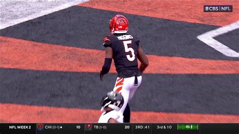 Can T Miss Play Cincinnati Bengals Quarterback Joe Burrow S First TD