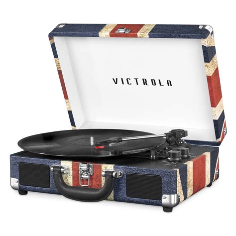 Victrola The Journey Bluetooth Suitcase Record Player With 3 Speed