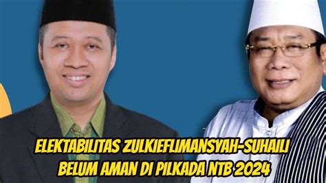 Survei Terbaru Pilkada Ntb Elektabilitas Zulkieflimansyah Suhaili