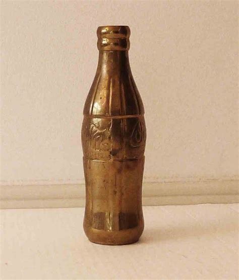 Vintage Brass Coca Cola Bottle Mid Century By Refineddecor On Etsy