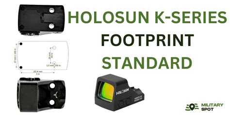 Holosun K Series Footprint Standard Military Spot