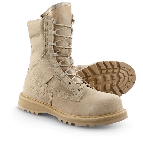 Mens Rocky Steel Toe Duty Boots Desert 609947 Combat And Tactical Boots At Sportsmans Guide