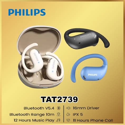 Jual Philips TAT2739 TAT 2739 Open Ear True Wireless Bluetooth TWS