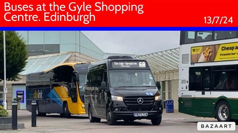 Buses At The Gyle Shopping Centre Edinburgh Bus Vlog Youtube