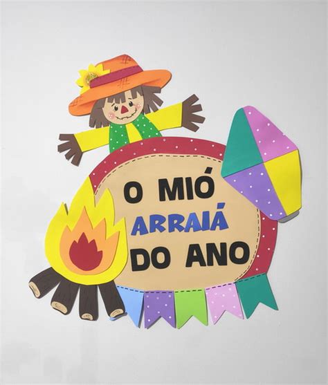 Festa Caipira Em Eva Painel De Festa Junina 55x65cm Elo7