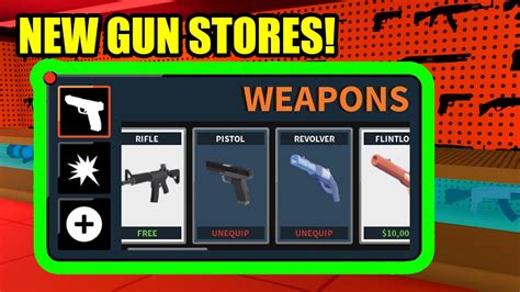 Big Gun Store Revamp Coming Next Update Roblox Jailbreak Youtube