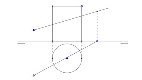 Dibujo en Daganzo de Arriba Intersección recta oblicua cilindro