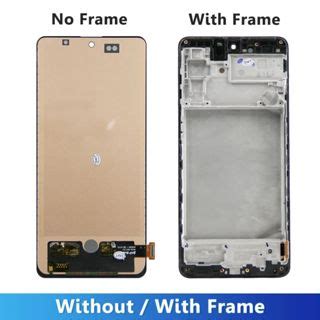 AMOLED LCD Display For Samsung Galaxy M51 M515 M515F LCD With Frame