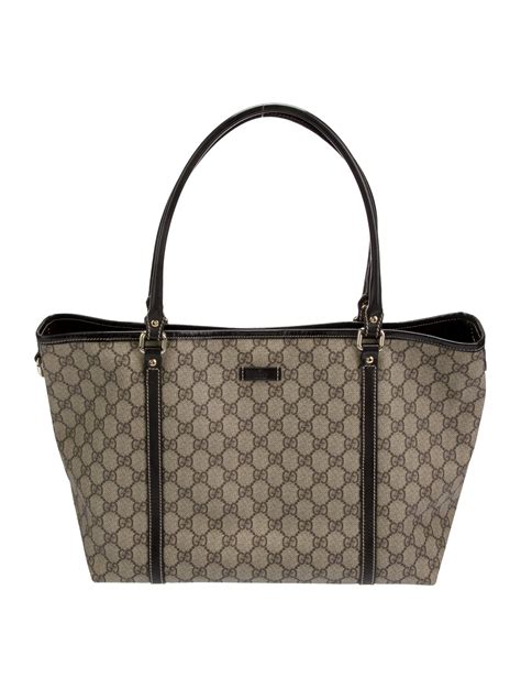 Gucci GG Supreme Medium Joy Tote Brown Totes Handbags GUC1485053