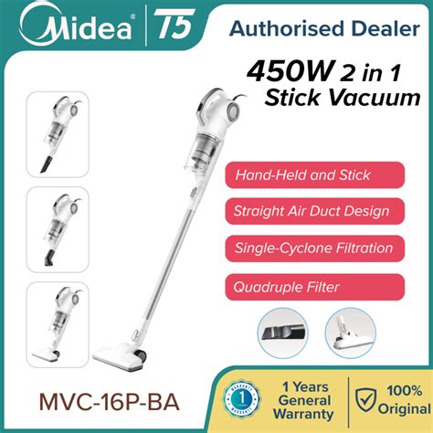 Midea Vacuum Cleaner In Hand Held Stick Vacuum Cleaner Mvc P Ba