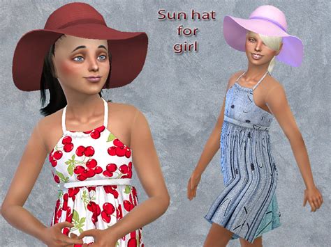 The Sims Resource Sun Hat For Girl