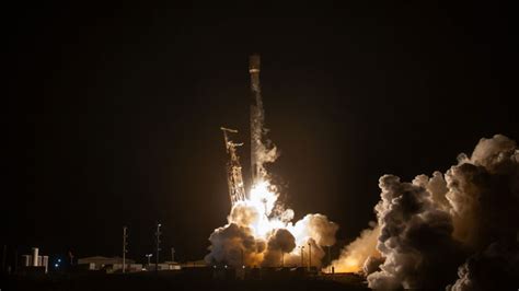 Spacex Falcon Launches Starlink Satellites From California