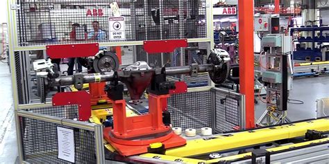 Assembly And Test Powertrain Automation Abb Robotics Robot Automation Solutions For