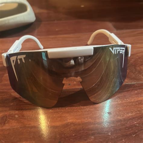 Authentic White Pit Viper Sunglasses Gem