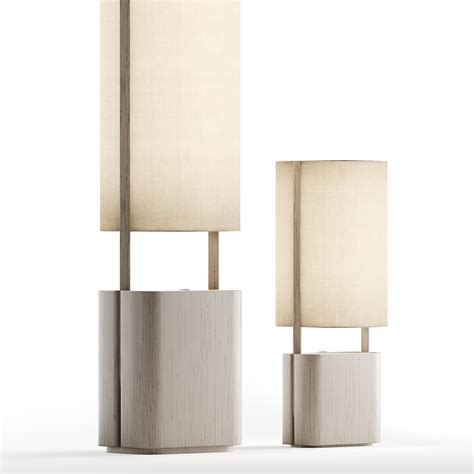 BARI Floor And Table Lamps 3d Model Behance