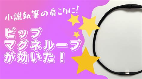 小説執筆の肩こりに！ 【ピップマグネループex】を5年間使用した結果 作文型ホモ・サピエンス