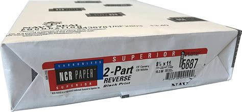 Amazon Sets Ncr Paper Collated Part White Canary