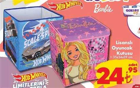 Hot Wheels Barbie Lisanslı Oyuncak Kutusu İndirimde Market