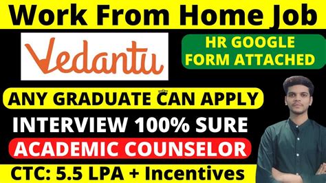 Work From Home Job Vedantu Hiring For Freshers Latest Job 2022