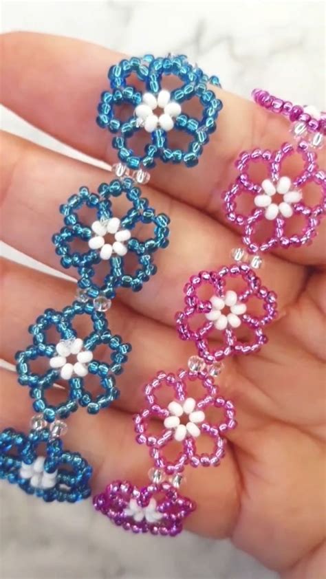 Diy Daisy Flower Bracelet Tutorial Video Hacer Pulseras Bisuteria