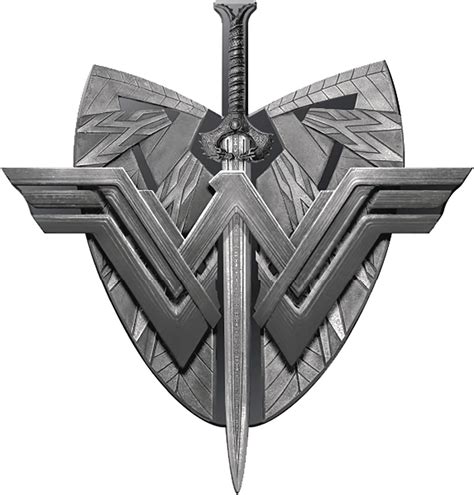 WONDER WOMAN MOVIE SHIELD & SWORD PEWTER LAPEL PIN | Wonder woman tattoo, Wonder woman art ...