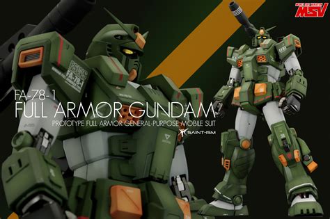 Mg Fa Full Armor Gundam Saint Ism Gaming Gunpla Digital Art