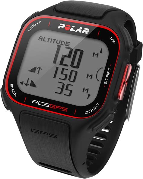 Amazon Polar Rc Gps Enabled Sports Watch Black Sports Outdoors