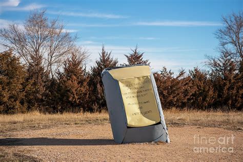 Foreign Cars Gravestone At The Car Art Reserve Near Alliance Nebraska