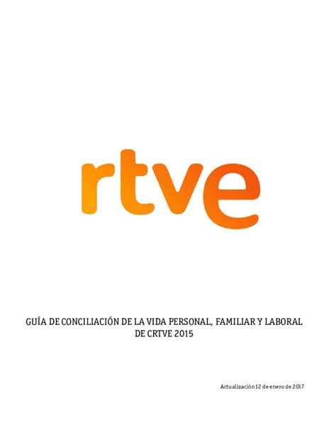 Fillable Online Extra Rtve Gua De Conciliacin De La Vida Personal