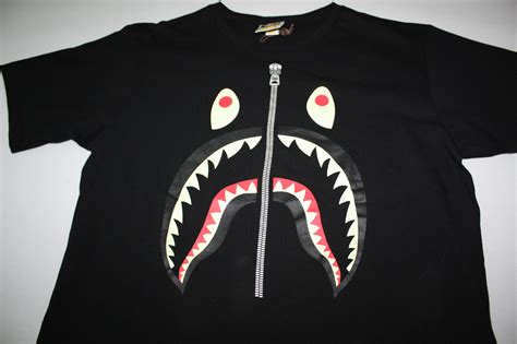 Bape Dark Glow Shark T Shirt Dopestudent