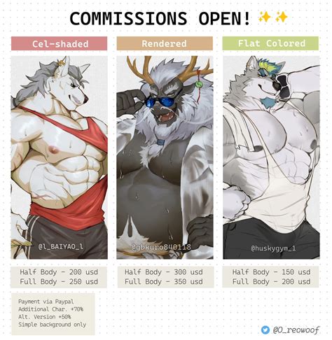 O Reo On Twitter Commissions Are Open Repost If You Re Interested